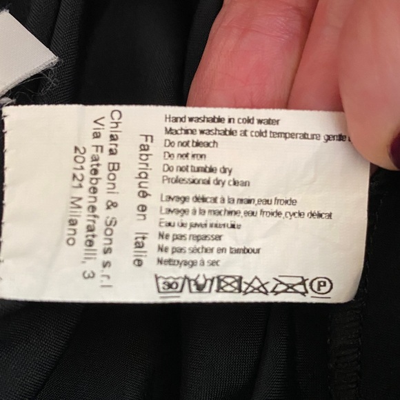 Chiara Boni La Petite‎ Robe Women Black Leisure Hildur No Belt Jumpsuit Sz XS - Picture 7 of 10